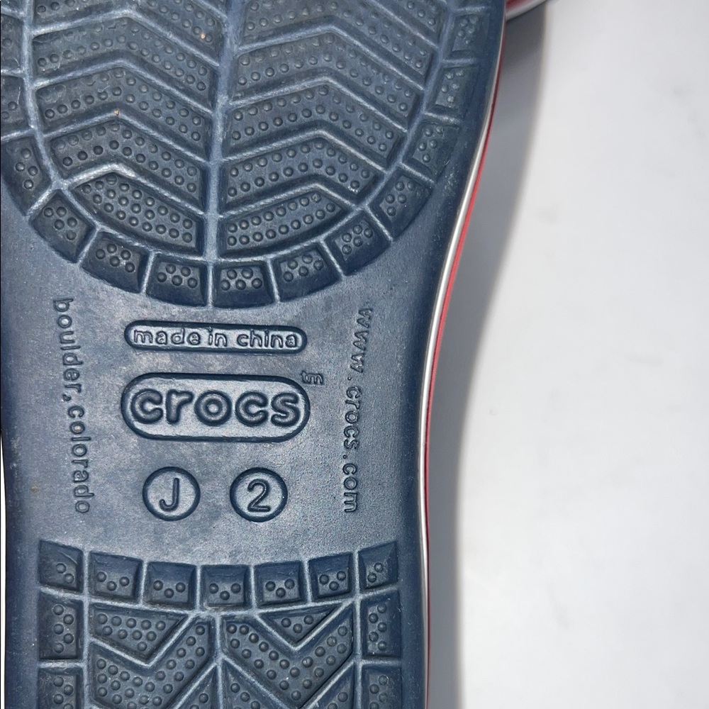 Kids CROCS Navy Blue Sandals size 2 - Picture 8 of 8